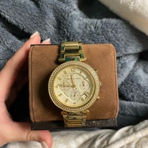 Gold Michael Kors watch